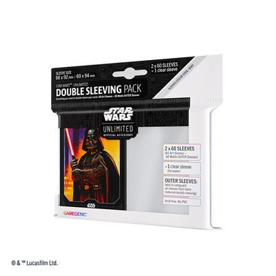 Star Wars: Unlimited - Spark of Rebellion Art Sleeves Double Sleeving Pack (Darth Vader)