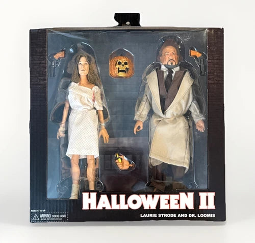 Halloween 2 Laurie Strode & Dr. Loomis NECA Figures