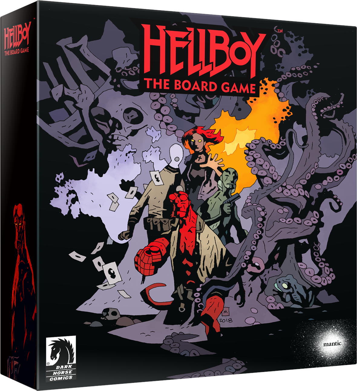 Hellboy: The Board Game (Kickstarter Exclusive Edition + Doors + Scenery + Box Full of Evil)