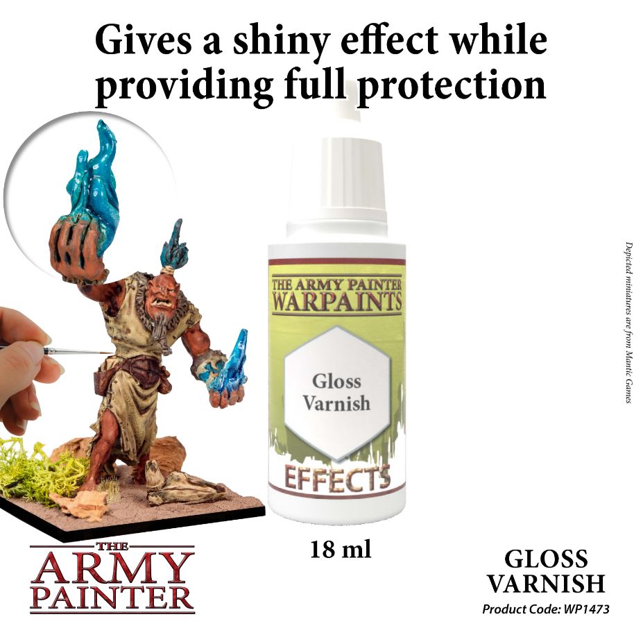 The Army Painter - Warpaints Effects: Gloss Varnish, 18Ml./0.6 Oz