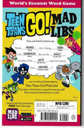 Teen Titans Go Madlibs