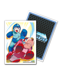 100ct Matte Sleeves - Standard Size - Classic Art: Mega Man & Rush