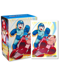 100ct Matte Sleeves - Standard Size - Classic Art: Mega Man & Rush