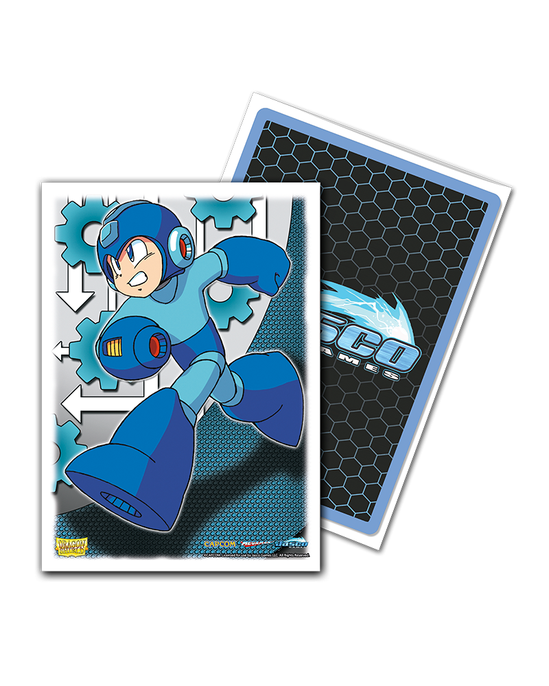 100ct Matte Sleeves - Standard Size - Classic Art: Mega Man