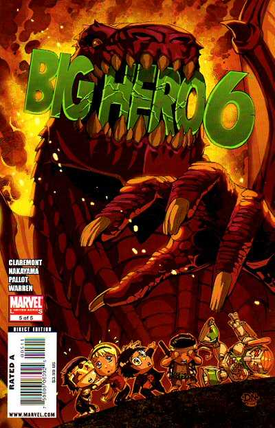 Big Hero 6 2008 Full Set #1-5 A Covers