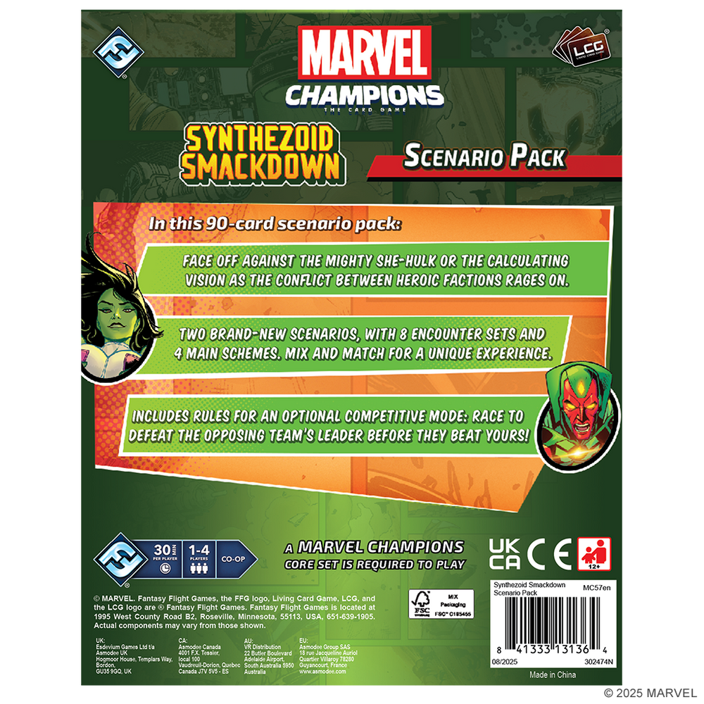 Marvel Champions: The Card Game - Synthezoid Smackdown Scenario Pack