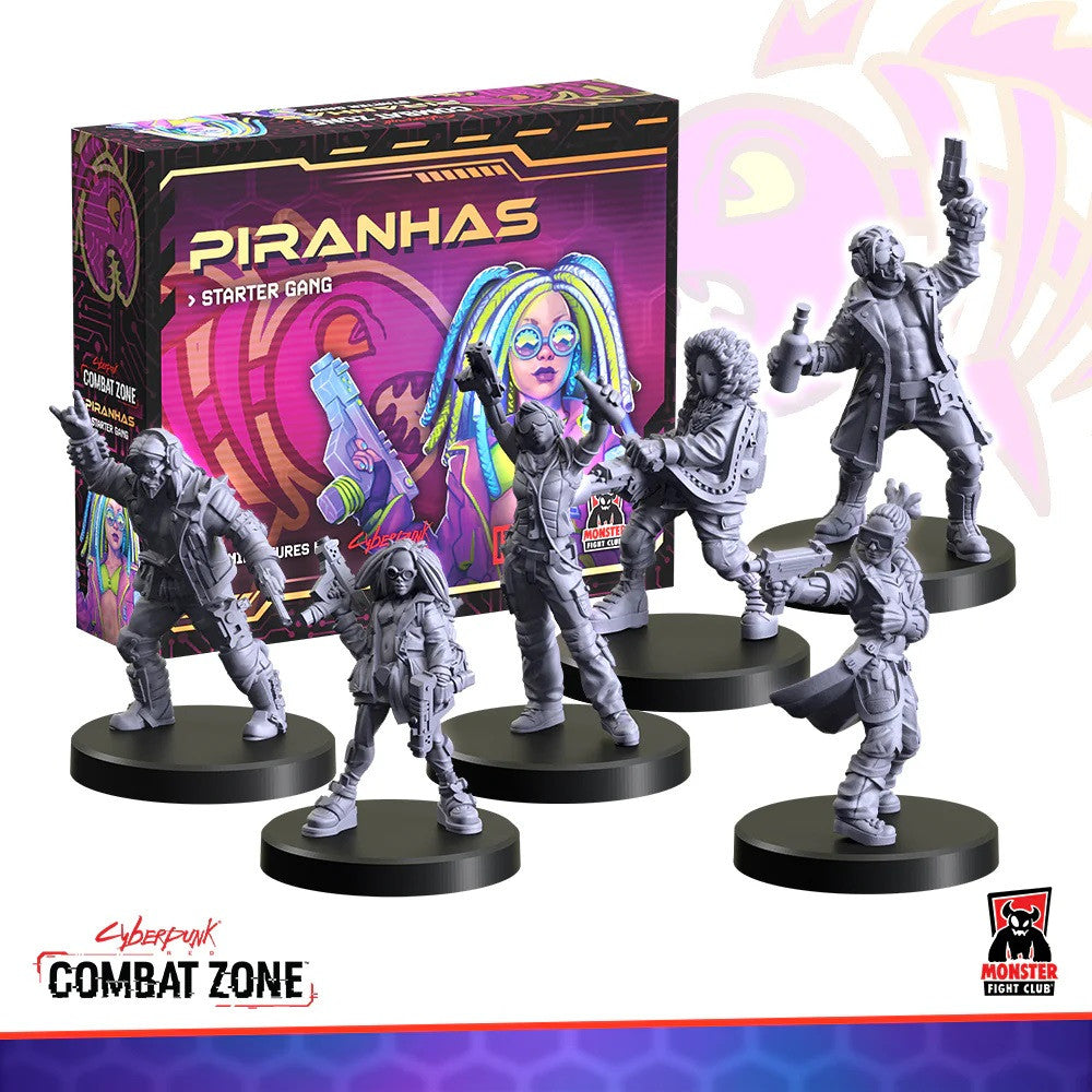 Cyberpunk RED: Combat Zone - Piranha Faction Starter Box