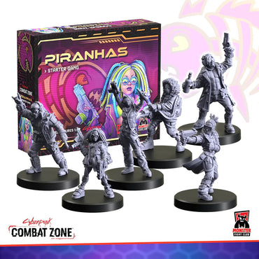 Cyberpunk RED: Combat Zone - Piranha Faction Starter Box