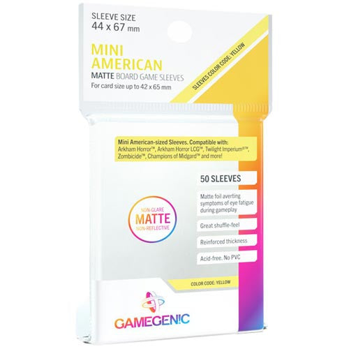 MATTE Sleeves: Mini American (44 x 67 mm)