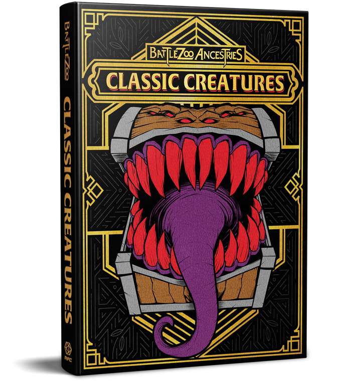 Battlezoo Ancestries: Classic Creatures Hardcover Limited Edition Cover 5E [SIGNED! by creator Mark Seifter]
