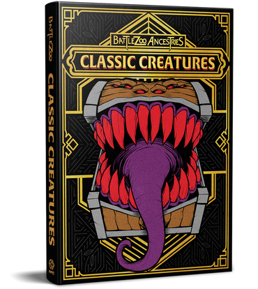 Battlezoo Ancestries: Classic Creatures Hardcover Limited Edition Cover 5E [SIGNED! by creator Mark Seifter]