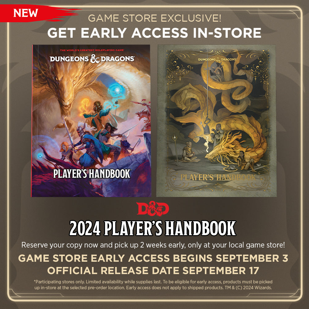 Dungeons & Dragons RPG: Player's Handbook - Hard Cover (2024)