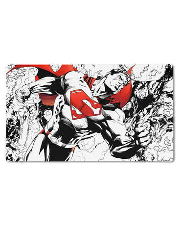 TCG Playmat - Classic Art: Superman Core (Red/White)