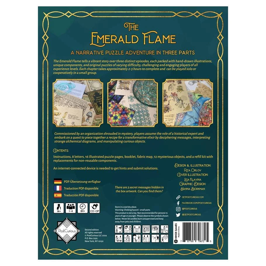 The Emerald Flame: A Narrative Puzzle Adventure