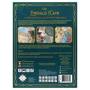 The Emerald Flame: A Narrative Puzzle Adventure