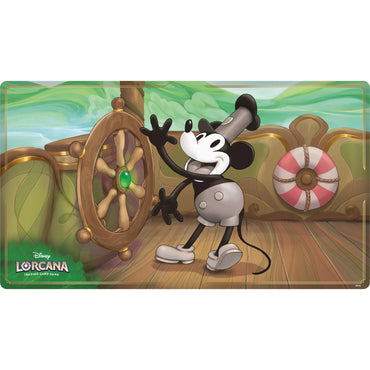 Disney Lorcana TCG: The First Chapter Playmat (Steamboat Willie)