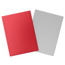 DRAGON SHIELD SLEEVES DUAL MATTE CRIMSON AND SILVER 100CT