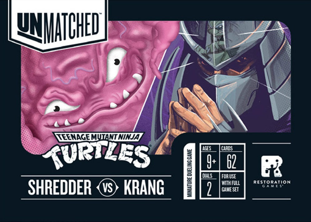 UNMATCHED ADVENTURES TNMT SHREDDER KRANG HERO DECK