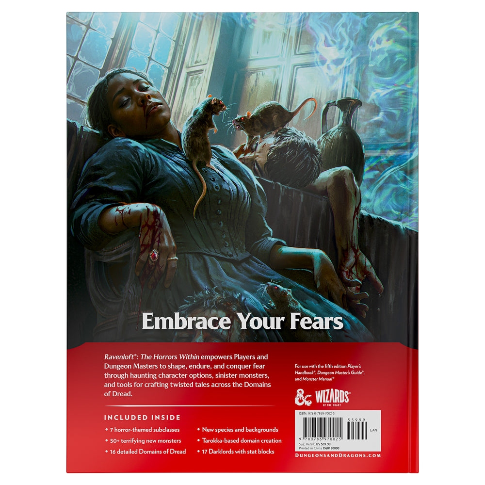 DND RPG RAVENLOFT HORRORS WITHIN HC