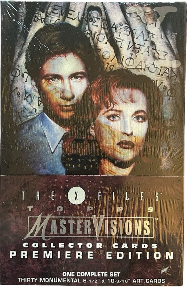 SEALED 1996 Topps MasterVisions The X-Files Premiere Edition Complete Collector Card Set