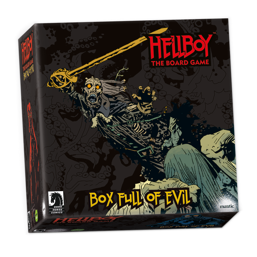 Hellboy: The Board Game (Kickstarter Exclusive Edition + Doors + Scenery + Box Full of Evil)