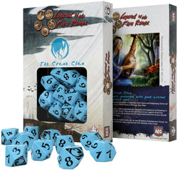 Legend of The Five Rings RPG: Crane Clan Dice Set (10)