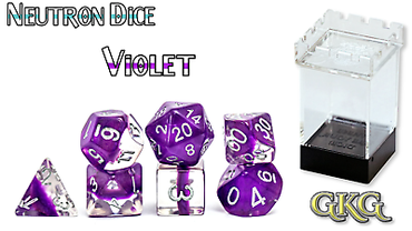 7 dice Setcube Neutron Violet