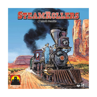 Steamrollers Roll & Write Rail Game