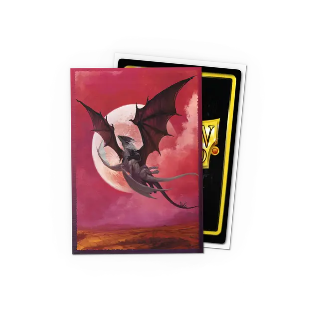 100ct Brushed Art Sleeves - Standard Size - Valentine Dragons 2024