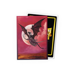 100ct Brushed Art Sleeves - Standard Size - Valentine Dragons 2024