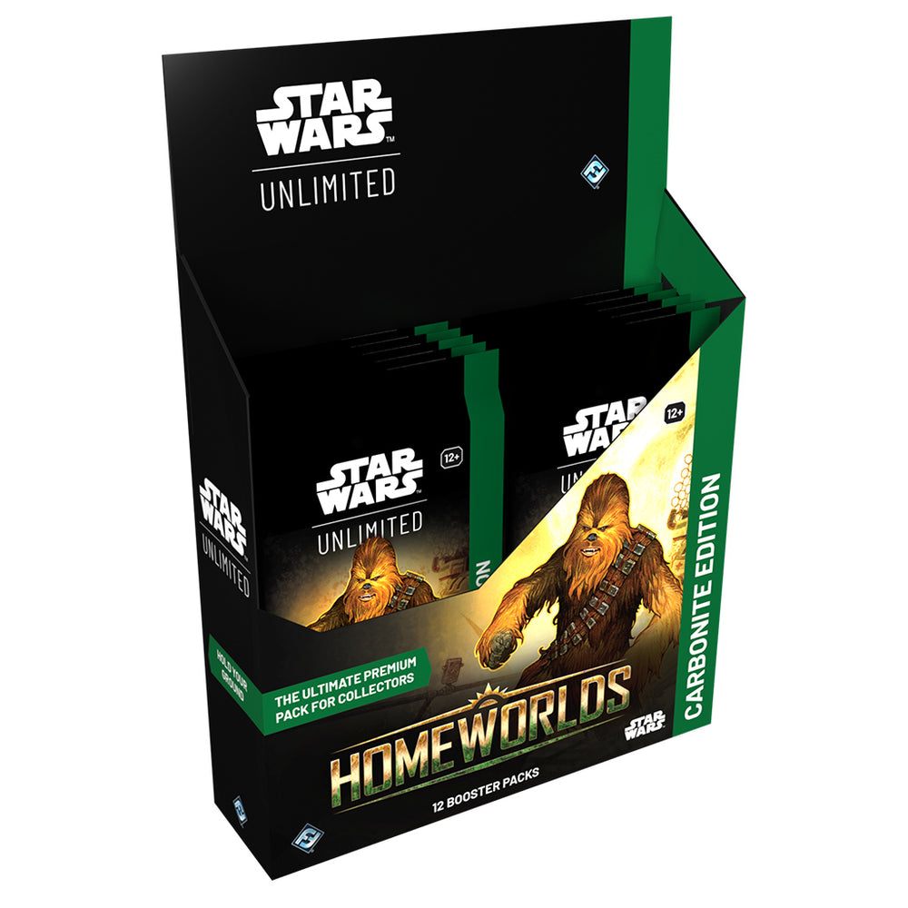 Star Wars: Unlimited – Homeworlds: Carbonite Booster Display