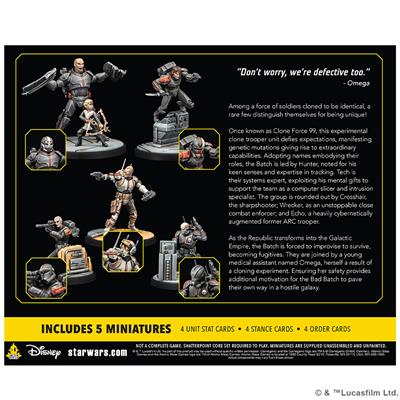 Star Wars: ShatterPoint - Clone Force 99 Squad Pack