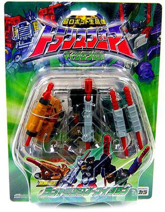 Transformers Armada Land Military Microns: Shot, Bomb, Crack (Japanese)