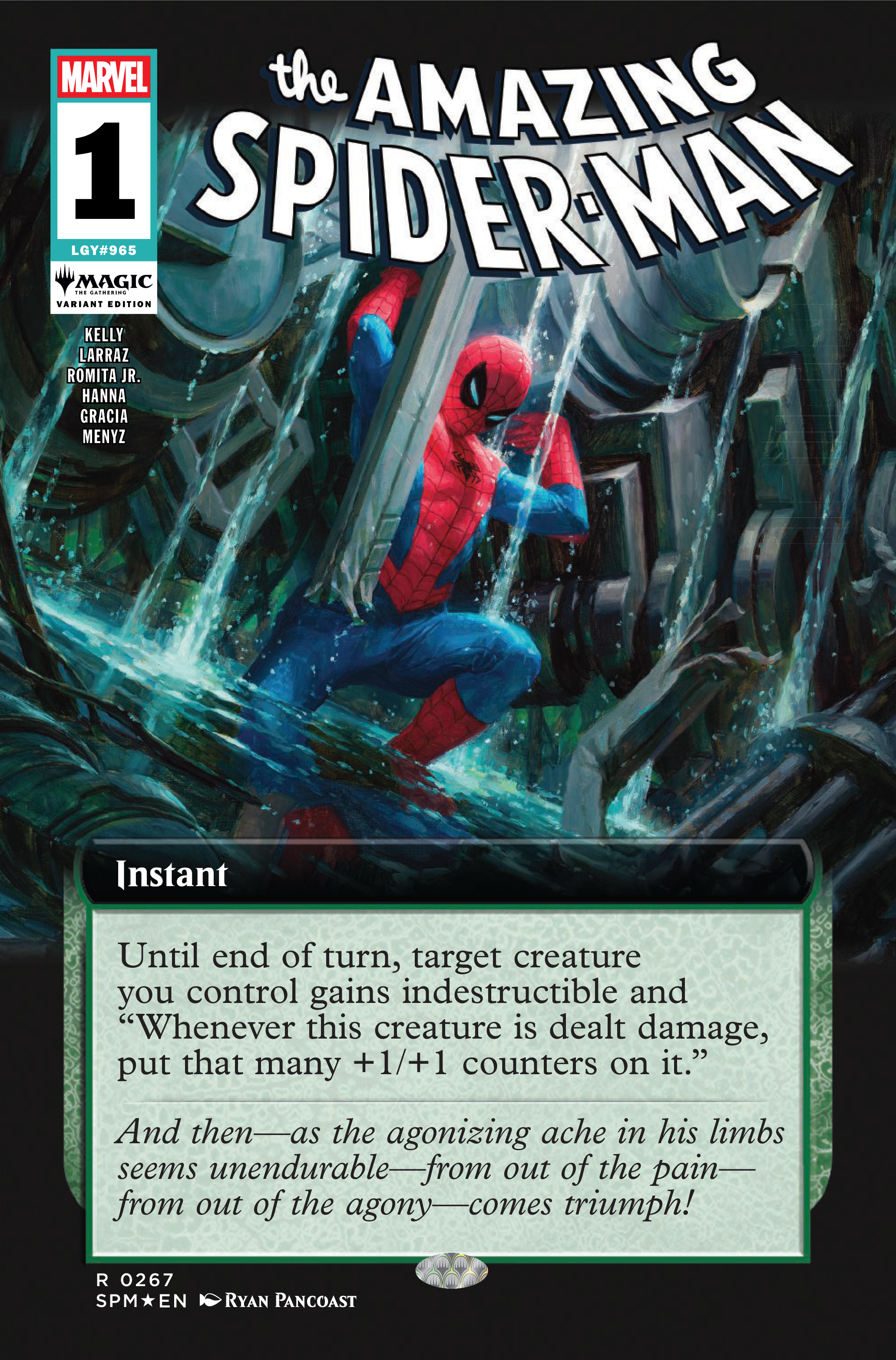 The Amazing Spider-Man #1 Magic The Gathering Comic Variant LGY#965