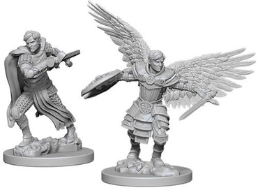 D&D NMM W06 Male Aasimar Fighter unpainted Miniatures