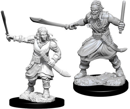 D&D NMM W08 Bandits unpainted miniatures