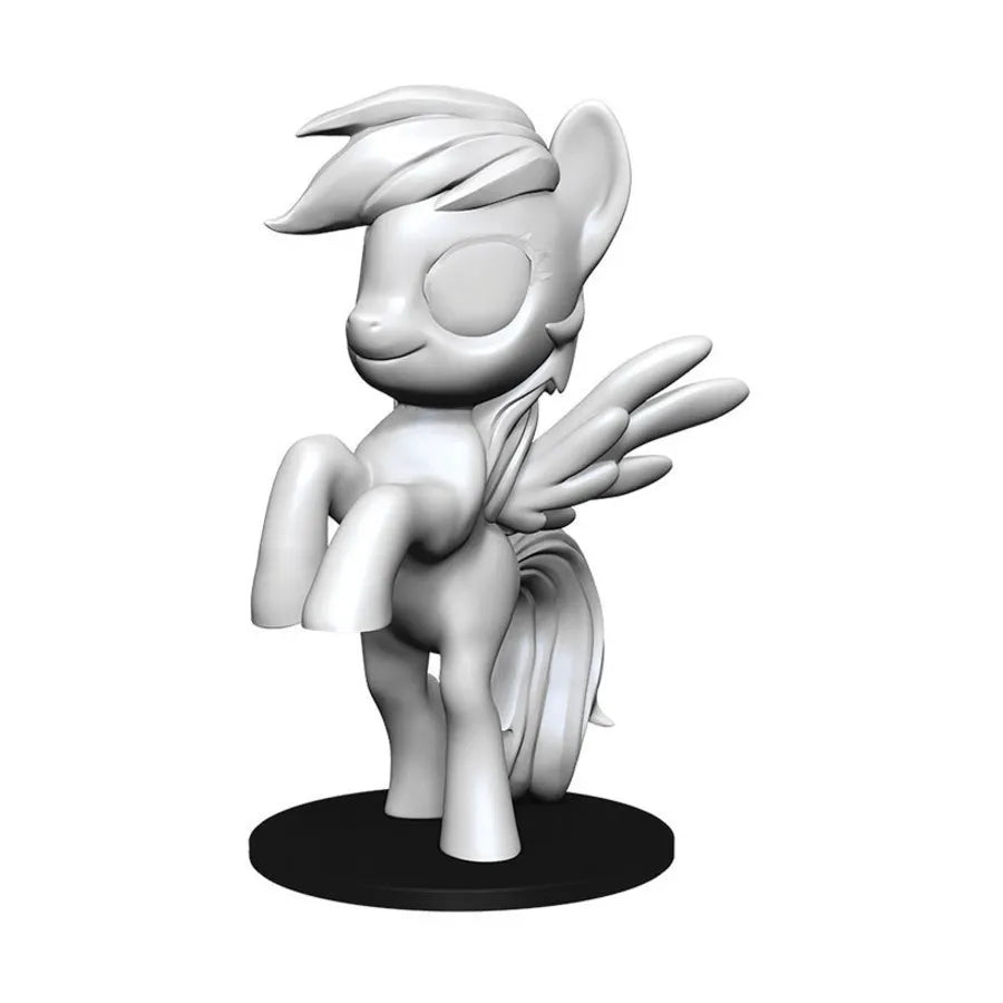 Rainbow Dash MLP Deep Cuts unpainted miniature (Wiz Kids)