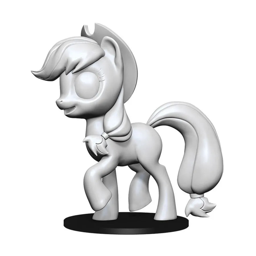 Applejack MLP Deep Cuts unpainted miniature (Wiz Kids)