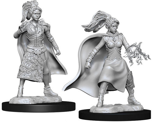 D&D NMM W10 Female Human Sorcerer unpainted miniatures