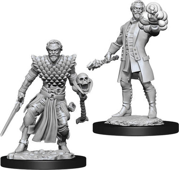 D&D NMM W10 Human Male Warlock unpainted miniatures