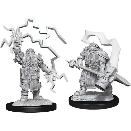 Dungeons & Dragons Nolzur's Marvelous Unpainted Minis: W14 Male Dwarf Cleric