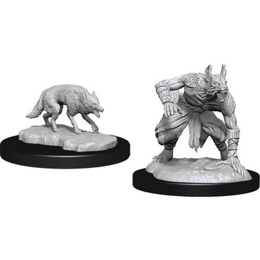 Dungeons & Dragons Nolzur's Marvelous Unpainted Minis: W14 Jackalwere & Jackal