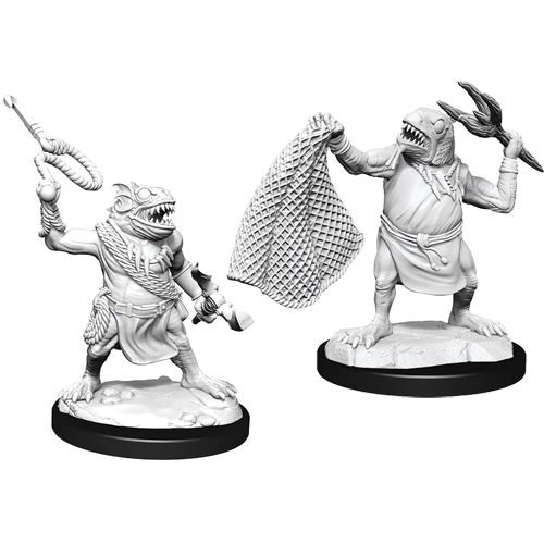Dungeons & Dragons Nolzur's Marvelous Unpainted Minis: W14 Kuo-Toa & Kuo-Toa Whip