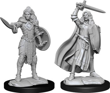 Pathfinder Deep Cuts W14 Female Human Champion unpainted miniature
