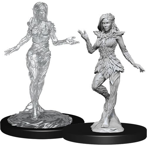 Pathfinder Deep Cuts W14 Nymph & Dryad unpainted miniature