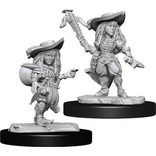 Pathfinder Deep Cuts W15 Female Gnome Bard unpainted miniature