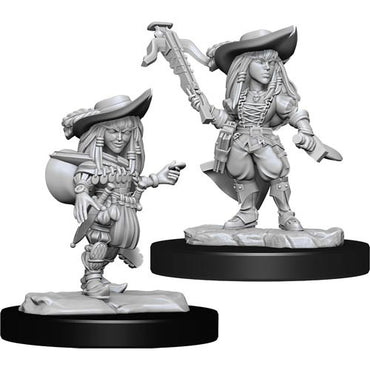 Pathfinder Deep Cuts W15 Female Gnome Bard unpainted miniature