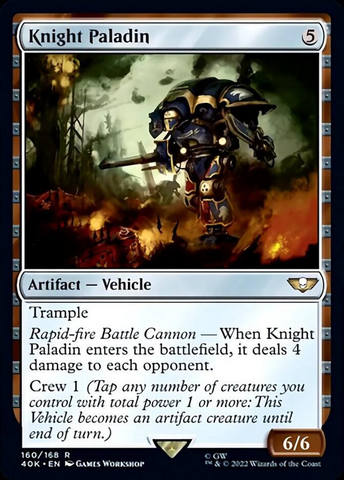 Knight Paladin (Surge Foil) [Universes Beyond: Warhammer 40,000]
