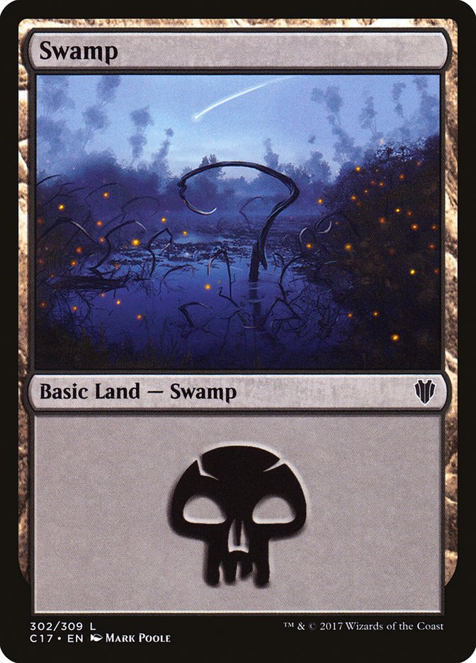 Swamp (302) [Commander 2017]