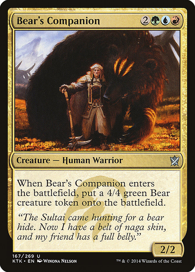 Bear's Companion [Khans of Tarkir]
